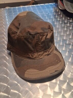 Men's Camo Field Cap — Brown Camo Military-Style Hat